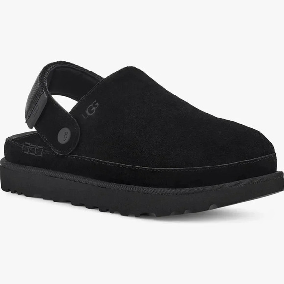 UGG Men's Goldenstar Clog in Black   Sz: 9 - Picture 1 of 11